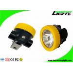 IP68 Waterproof LED Cordless Coal Miner Headlamp 5000 Lux Brightness Light Weight PC  Material  Long Lasting for sale
