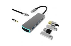 China HASL 30Hz HDMI PD Power Supply USB3.0 With 3.5mm Audio Interface supplier