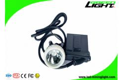 China Cree LED Coal Miners Headlamp IP67 Waterproof 6600mAh Rechargeable Li Ion Battery supplier