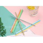 Smooth Multi Layered Assorted Paper Straws Durable Reusable Water Resistant for sale