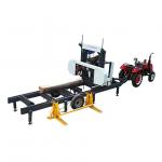 Forestry equipment horizontal wood portable band saw Hydraulic sawmill for sale
