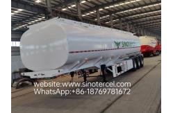China 3 Axle Fuel Tank Semi Trailer 30-60CBM Capacity supplier