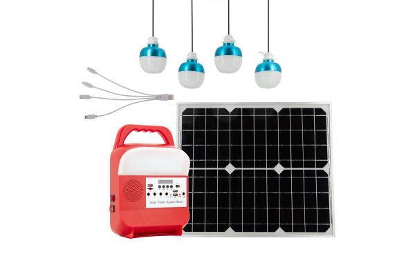 Smart Battery 25W Power Bank Solar Kit Charger Mounting Small Panel Light