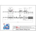 Multifunctional Glass Cleaner Liquid Soap Filling Machine Automatic Liquid Filling Line for sale
