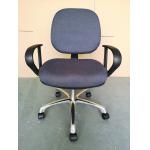 Triple Adjustable ESD Drafting Chair , Comfortable Lab Chairs With Armrest