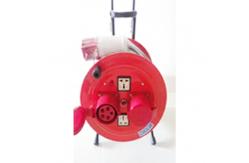 China 600m 700m 3 Pin Plug Extension Outlet Extension Cord Reel supplier