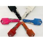 12mm Small Folding Utility Knife 0.1mm Aluminum Alloy Key Chain for sale