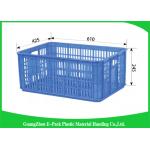 Durable Plastic Food Cratest Medicine Transpor PE Material Environmental Protection for sale