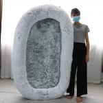 Manufacture 160cm Non-Slip Washable Long Plush Giant Fluffy Pet Bed For Cat Dog For Pet Animals for sale