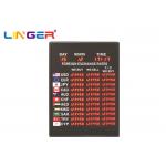 USA Led Exchange Rate Sign / Indoor Electronic Currency Exchange Display for sale