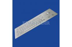 China Panel Mount Keyboard Vandal Proof Stainless Steel Kiosk With Optical Trackball supplier