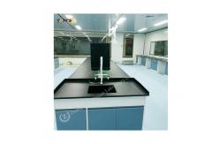 China Customized Blue Lab Island Bench With Storage Personalized Drawers supplier