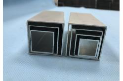 China Anodizing Square Aluminum Extrusions 0.7mm To 6mm Thickness supplier
