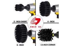China PP Nylon Basic Drill Cleaning Brush Attachment Black 4 Pack supplier