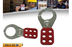 China ZC-K21 Economic Steel Lockout Hasp 6 Prying Resistant Hook ABS Coated Body supplier