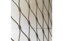 China 60 Degree Angle Balustrade Cable Mesh for Zoo Enclosure System supplier