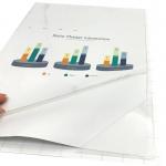 Reusable Transparent PVC Wall Document Holder A4 Horizontal Vertical for sale