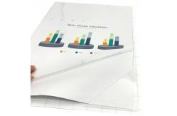 China Reusable Transparent PVC Wall Document Holder A4 Horizontal Vertical supplier