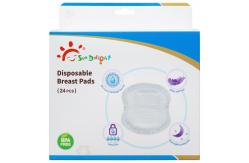 China 24pcs Nursing Pads Wood Pulp Disposable Breast Pads supplier