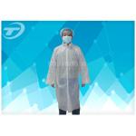 Waterproof  Disposable Visitor Coats PE With Different Size , Medical Protective Clothing for sale