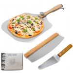 3PCS Pizza Peel Shovel Pizza Cutter Set for sale