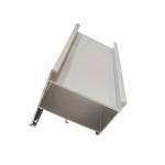 White 7m Powder Coating Aluminium Section For Casement Door Frame