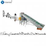 1000kg Pet Bottle Recycling Machine Line Hot Washing Plastic Flakes Crushing