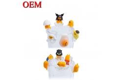China Custom making Plastic Shape 3D Cartoon Pikachu Figure Straw cup supplier