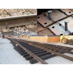 JIS 50KG JIS 50N Steel Track Rail U71Mn Material 10-25m for sale