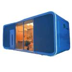 New Tiny Apple Capsule Mobile Home Prefabricated Cabin With Kitchen And Bathroom For Hotels And Bed & Breakfasts for sale