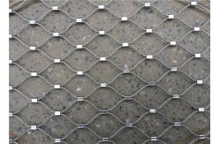 China Ferrule Knitted Beauty Flexible Wire Rope Cable Mesh For Zoo Enclosures supplier