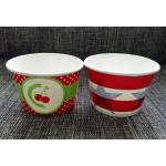 Packing Paper Ice Cream Cups 230g-380g Customized Packing Way Is Acceptable 180-700ml for sale