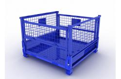 China 3000KG Warehouse Storage Shelves Lockable Storage Roll Wire Storage Cages supplier