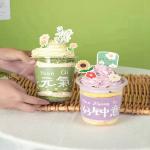 Custom Plastic U Shape Disposable Bubble Tea Cups 500ml Food Grade