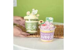 China Custom Plastic U Shape Disposable Bubble Tea Cups 500ml Food Grade supplier