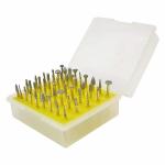 Diamond Coated Grinder Head Lapidary Burr Drill For Dremel Rotary Tools Pack Of 50Pcs for sale
