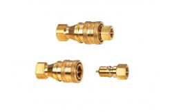 China Yellow Brass Quick Coupler For Water Pipe System supplier