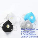 Anti Virus N95 Face Mask Folding Non Woven Material With Breathing Valve for sale