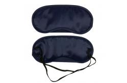 China Polyester 3D Sleeping Eye Mask Silk Screen Imprint Blackout Eye Covers supplier