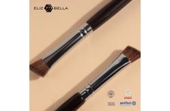 China Synthetic Hair Angled Eyeliner Brush 3 Pack Ultra Thin Slanted Eyebrow Brush supplier