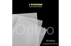 China Matte 67x103mm 7 Wonders Clear Card Sleeves Easy Shuffling Non Glare supplier