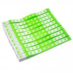 2025 Event Adjustable Waterproof Tear Resistant Disposable Admission Ticket Wristband for VIP Guests for sale