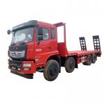 Engineering Chassis Dongfeng 8x4 Heavy Load Weight Bed Tow Truck Flat Deck Truck for sale