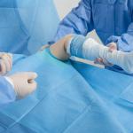 Hospital Disposable Knee Arthroscopy Extremity Surgery Drape Pack for sale