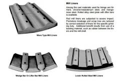 China Wear Resistant 17MPA HRA65 ball mill shell liners Longer Service Life supplier