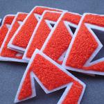 Heat Transfer Polyester Laser Cut Embroidery Patches For Jackets for sale