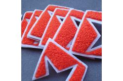 China Heat Transfer Polyester Laser Cut Embroidery Patches For Jackets supplier