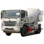 Small FOTON Mobile Concrete Mixing Transport Truck Self Loading 4x2 190 HP 4 CBM for sale