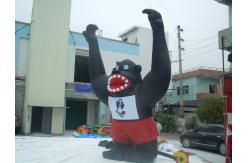 China CE outdoor lovely inflatable blk gorilla model, animal character inflatables supplier