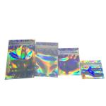 Resealable Holographic Printing Laser Film Bag k Pouch For Cosmetic Sample for sale